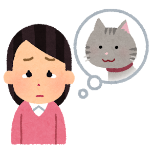 飼っていたいた猫が亡くなった