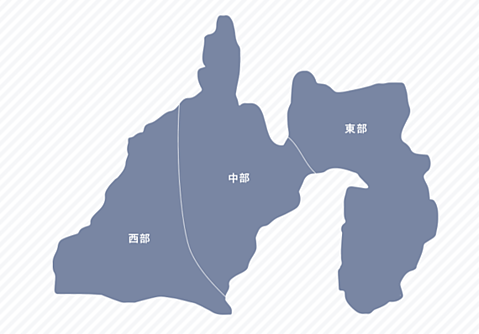 静岡県の地図